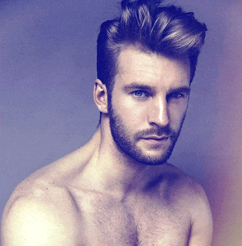 stubble beard look