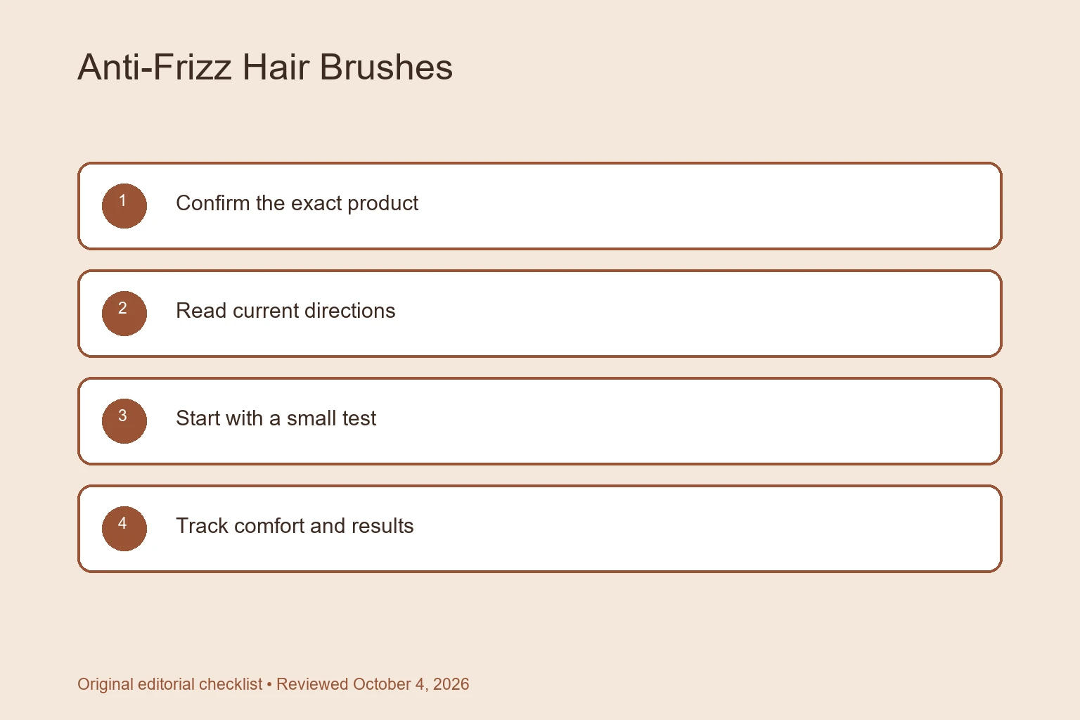 Anti-Frizz Hair Brushes: What Works and What Marketing Overstates selection checklist