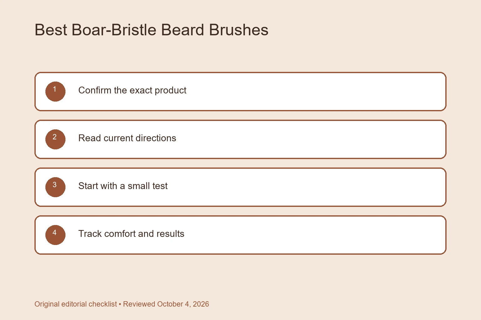 Best Boar-Bristle Beard Brushes: Bristle, Density, and Care selection checklist