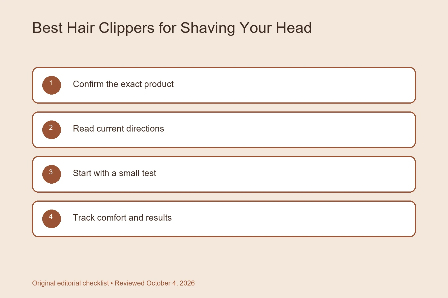 Best Hair Clippers for Shaving Your Head: Control and Comfort selection checklist