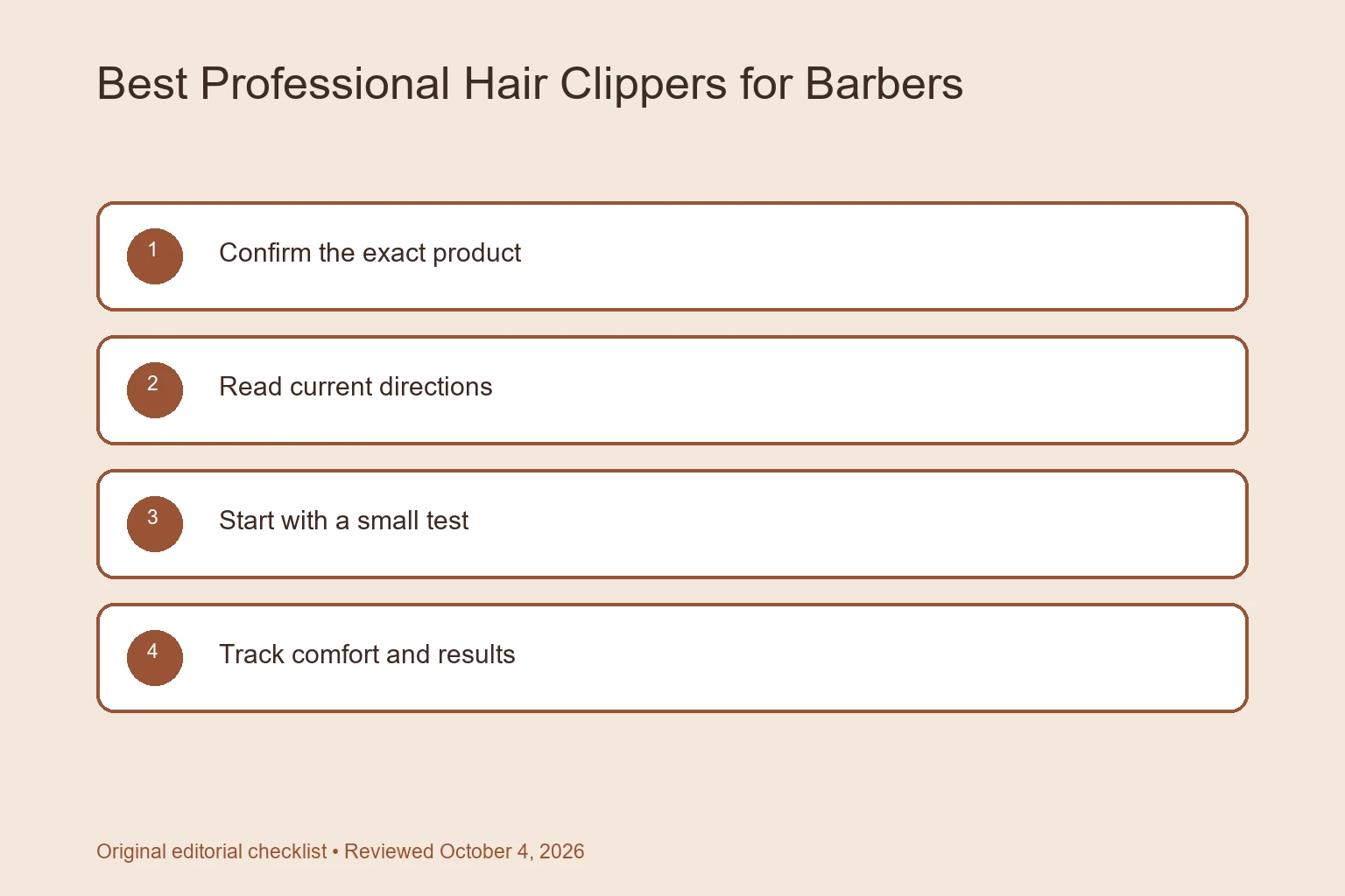 Best Professional Hair Clippers for Barbers: Serviceability First selection checklist