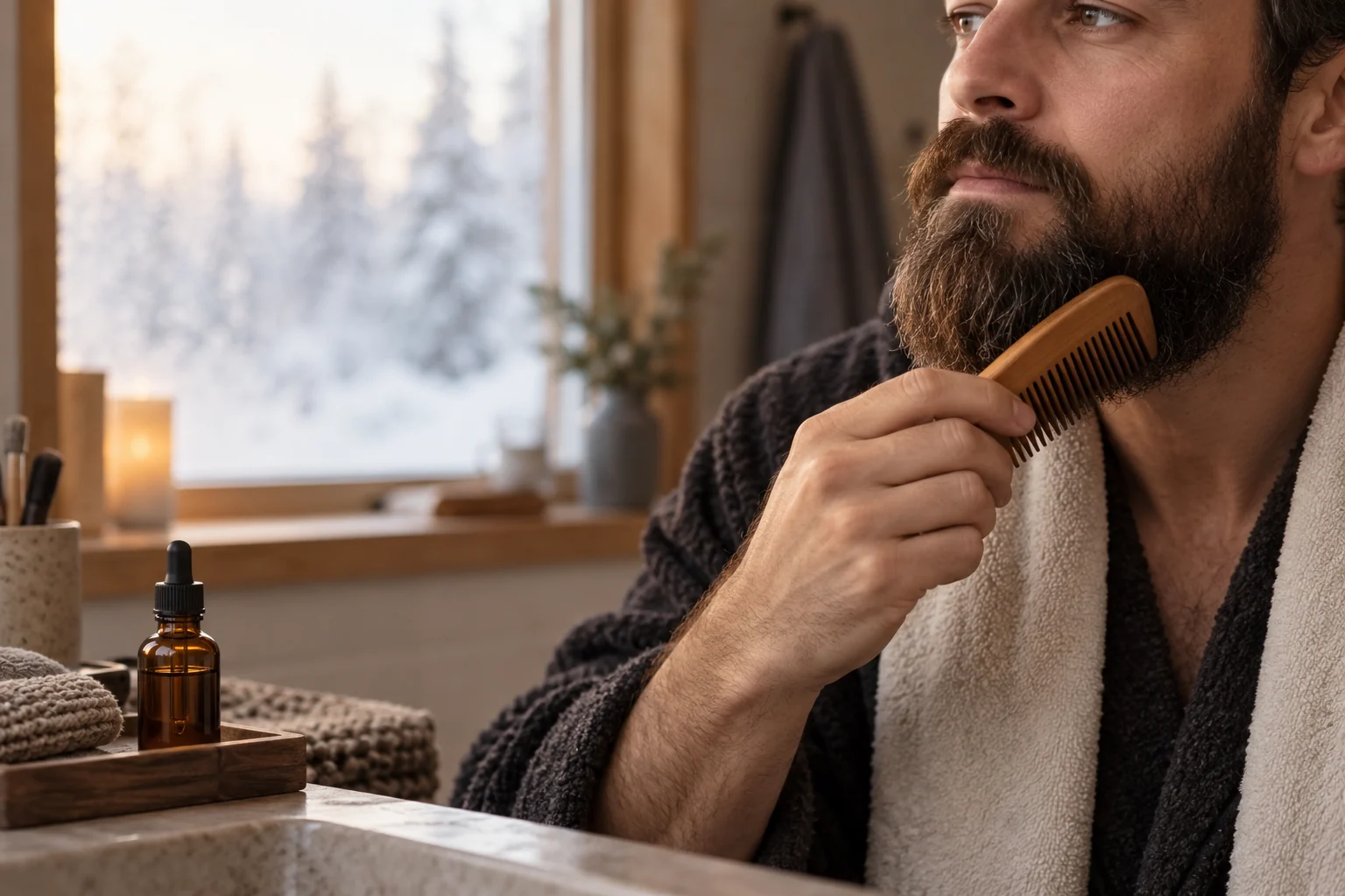 How to Protect a Beard From Winter Dryness: A Practical Cold-Weather Routine