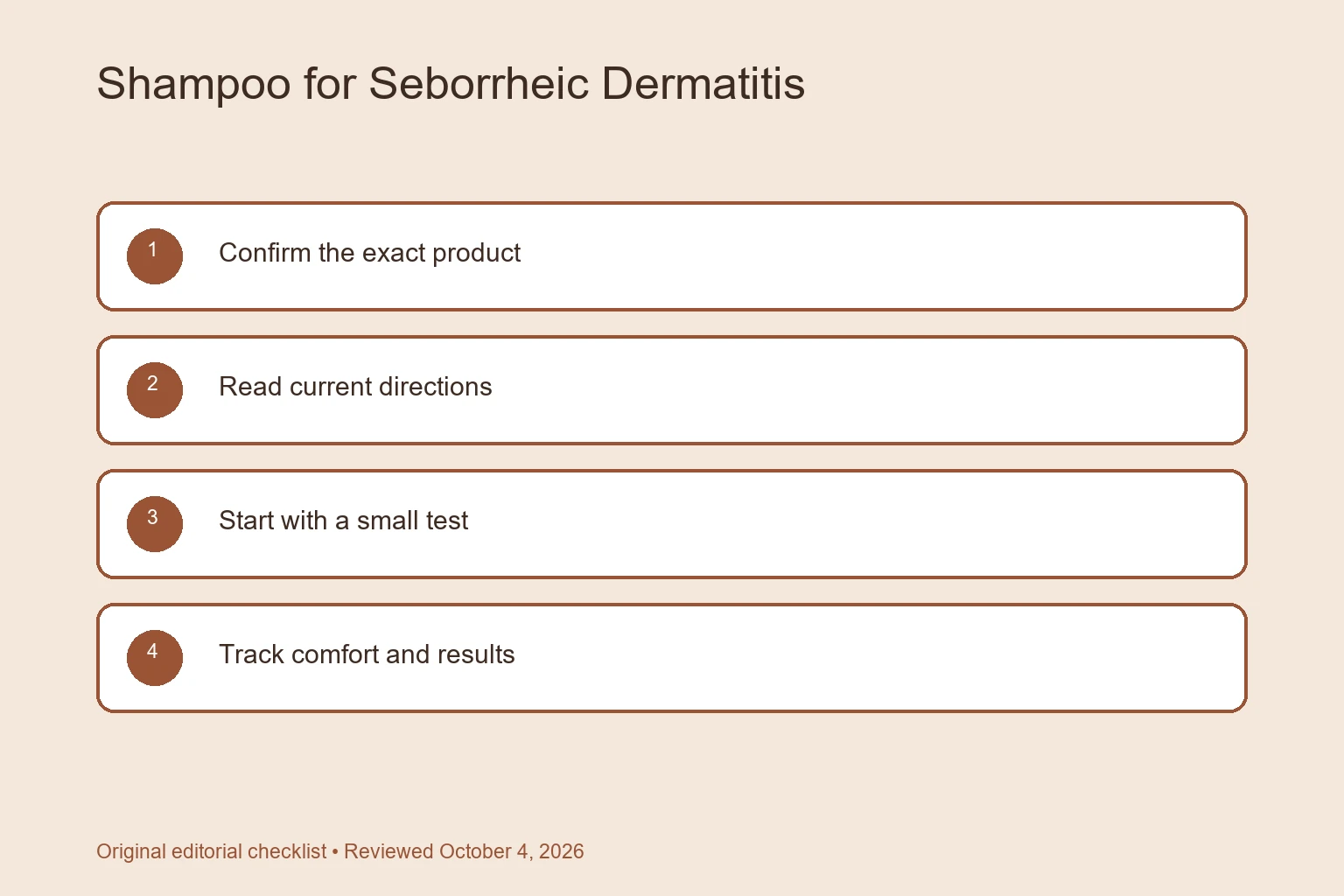 Shampoo for Seborrheic Dermatitis: Active Ingredients and Color Care selection checklist