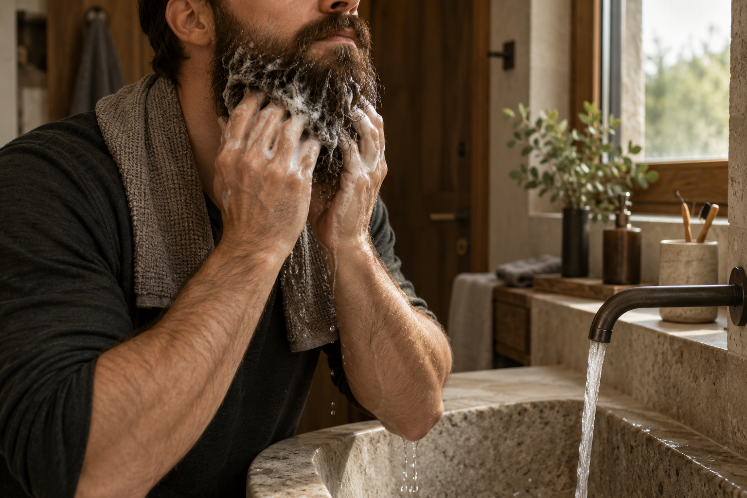 How to Wash a Beard Without Drying Out the Skin